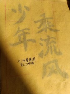 少年乘流風